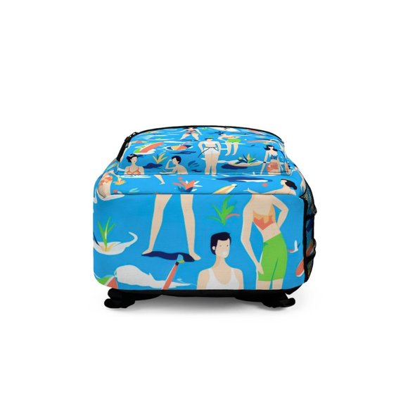 Beach Backpack | Summer Bag Nautica l Bookbag | Weekend Backpack | Vacation Back - Picture 7 of 10